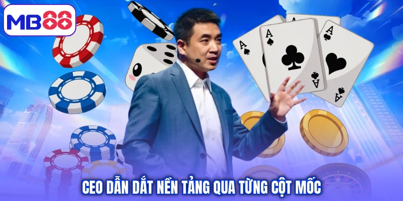 CEO dẫn dắt nền tảng qua từng cột mốc